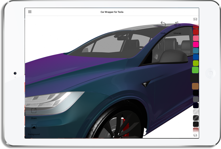 Home Carwrapper - Car Paint Color Simulator App